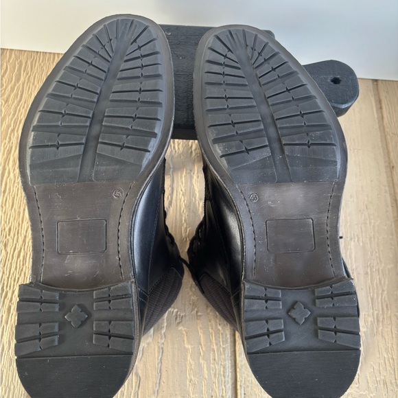 Bull Boxer Men’s Black Leather Boots with Signature Swoosh - Picture 10 of 16